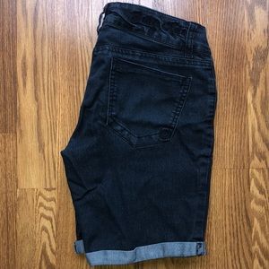 Dark Wash Denim Bermudas